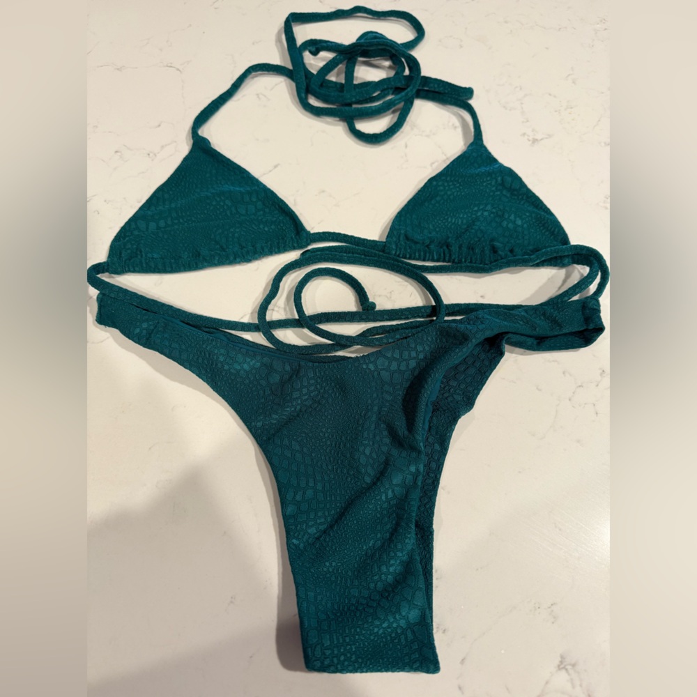 Emerald Green Triangle Bikini from The Mack Swim.